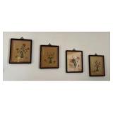 APM015 - VINTAGE CHINA TAIWAN WALL ART PLAQUE