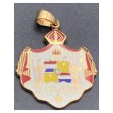 Apm205-14k Gold Hawaiian Shield Pendant