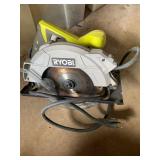 VPG054-Ryobi 7-1/4” Circular Saw with Laser plus Skil mini Sander