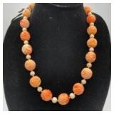Mhh005 - Sea Bamboo Coral Necklace 