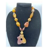 Mhh018 - Vintage Jade Necklace 