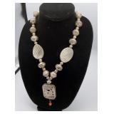 MHH029 - Myrna Lee Silver Necklace 