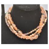 MHH032- BEAUTIFUL CRYSTAL ASSORTED NECKLACE 