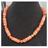 Mhh047 - Genuine Coral Necklace 