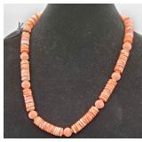 Mhh052 - Peach Coral Necklace 