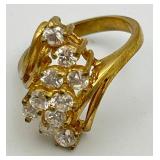 Mhh205 - 14kt Gold Diamond Ring 