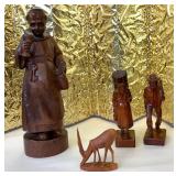 Mhh314 - Vintage Wooden Figures