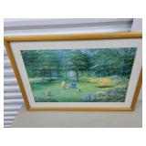 Dsh024 - Framed Winnie the Pooh Art Print
