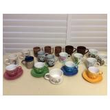 Mmt025 Various Ceramic Mugs & Saucers