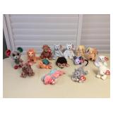 Mmt033 Fourteen Ty Beanie Babies & A Beanie Boos