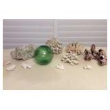 MMT035 Curio Glass Float, Coral Heads, Barnacles & More!