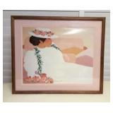 MMT054 Framed & Signed Diana Hansen Young Picture