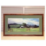 Mmt057 Framed Gary Reed Scenic Picture