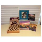 Mmt061 Jigsaw Puzzles, Games & Storage Box 