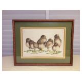 Mmt071 Framed Limited Edition Picture Of Owls