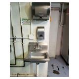 Vfd011 - Wall Mounted SS Hand Washing Sink, Soap & Motion Activated Paper Towel Dispenser 