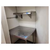 Vfd012 Stainless Steel Table With Ss Shelf