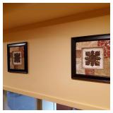 Vfd077 - Pair of Framed 2D Art