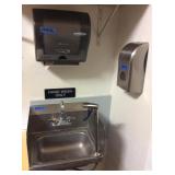 Vfd105 - Stainless Steel Hand Washing Sink, Touchless Soap & Paper Towel Dispensers
