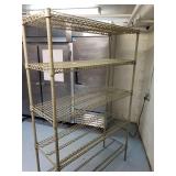 Vfd123 - Metal 5-Shelf Storage Rack 75" H x 18" D x 48" W