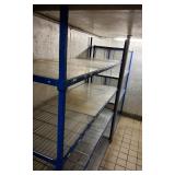 Vfd136 - Heavy Duty Metal Shelf Unit 77" x 72" x 24" (Used in Walk-in Freezer)