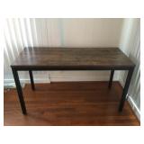 Pks001 Wood Table w/Metal Legs 55" x 23.25" x 30"
