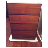 Pks002 - 4-Drawer Wooden Dresser 34" h x 24" w x 15" d