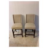 PKS004 - Pair of Upholstered Dining Room Chairs/Barstools