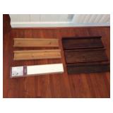 Pks022 - Lot of Six Decorative Shelves - See Description for Sizes