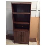 Pks032 - Bookshelf w/Cabinet, Three Shelves 71" H x 28.25" W x 15" D