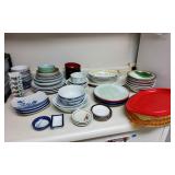 Pks047 - A Variety of Dishware - Dinner Plates, Bowls, Platters, Serving Dishes & More