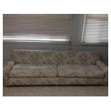 Pks060 - Long 28" h x 103" w x 32" d Floral Print Sofa