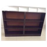 Pks062 - Six-Compartment Wood Bookshelf 40.5" h x 60" w x 10.5" d