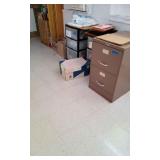 Pks077 - Artsy Fartsy Large Selection of DVDs, File Cabinet, Ribbon & Cellophane Rolls & More