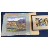 PST009 - Signed Peggy Chun Print & Framed Matsumoto Original