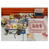 PST020 - Kids Board Games, Vintage Items - Pillsbury Dough Boy, Transistor Radio, Shaver & More