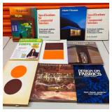 PST032 - Lot of Architectural, Asian Style, Fabrics & More Hard and Softcover Books
