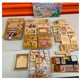 PST055 - Even More Wood Rubber Stamps & More For Creative Crafts - See Photos for Designs