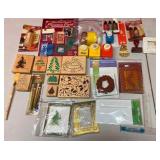 PST056 - Creative Crafts Wood Rubber Stamps, Punches, Stencils & More