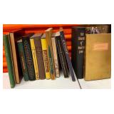 PST067 - Lot of Vintage The Folio Society Hardcover Books w/Slipcases Beowulf, Hassan & More