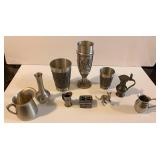 PST109 - Pewter Lot Nantucket Pewter, Web Pewter, Rein Zinn, MF Zinn, Holland & More