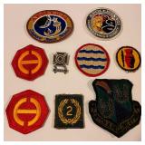 PST112 - Vintage Hawaii WWII Military Insignia, Sterling Medal, Apollo Patches