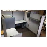 Ais026 - Three-Sided Modular Cubicle 7