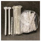 Ais057 - 100+ Retail Merchandise Hanging Strips Assorted Sizes