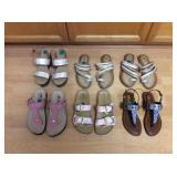 Amf003 Six Pairs Of Women’s Shoes Size 7.5 New