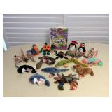 Amf019 Sixteen Ty Beanie Babies & Guide Book 