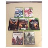 Amf031 Five Xbox 360 Games & Two Ps3 Games