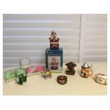 Amf056 Collection Of Trinket Boxes