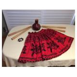 Amf063 Hula Instruments & Skirt
