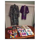 Amf071 Vintage Hawaiian Patchwork Quilt Floor Mats, House Slippers & Robes